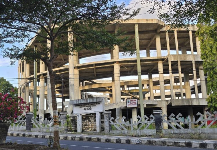 Gedung Convention Hall Kalianda Diduga Terbengkalai, LSM PRO RAKYAT Minta PUPR Diperiksa