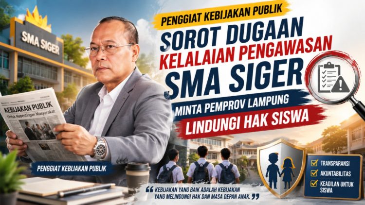 Tak Berizin, SMA Siger Jadi Sorotan: Abdullah Sani Minta Negara Lindungi Siswa