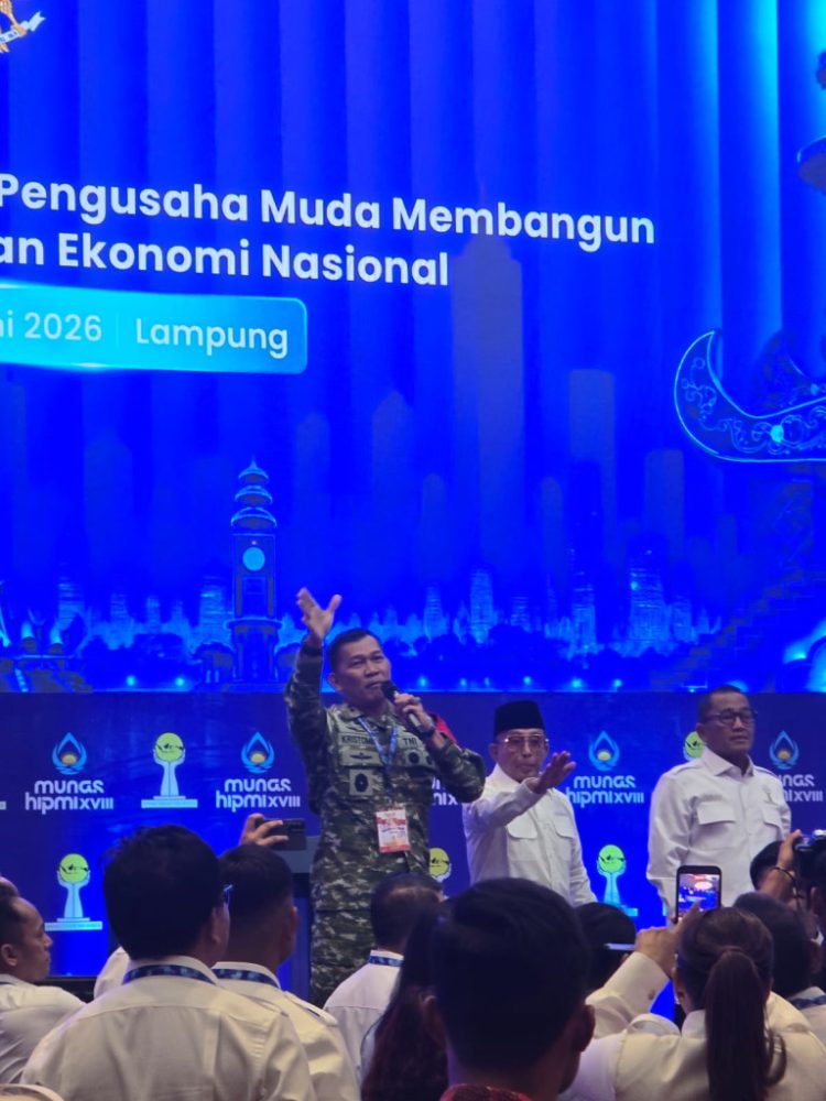 Mayjen TNI Kristomei Turun Langsung Tenangkan Peserta Munas HIPMI