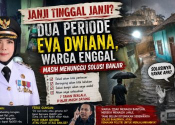 Warga Enggal Kecewa, Solusi Banjir yang Dijanjikan Belum Kunjung Terwujud