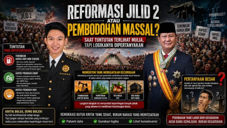 Menolak MBG dan KDMP, Reformasi Jilid 2 Tuai Perdebatan di Tengah Masyarakat