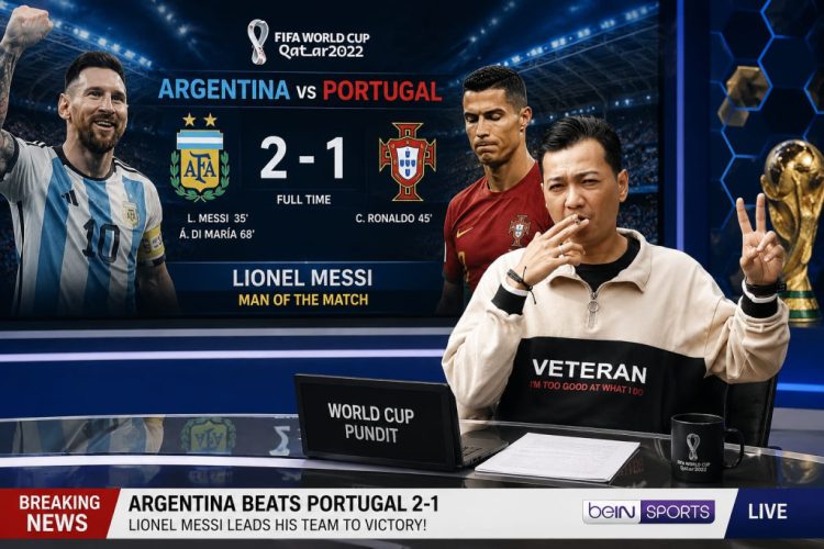 Messi Unggul Tipis dari Ronaldo? Argentina Dijagokan Menang 2-1 atas Portugal