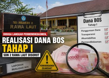 Diduga Langgar Permendikdasmen, Alokasi Honor Non-ASN SDN 2 Rawa Laut Capai 33,7 Persen Dana BOS