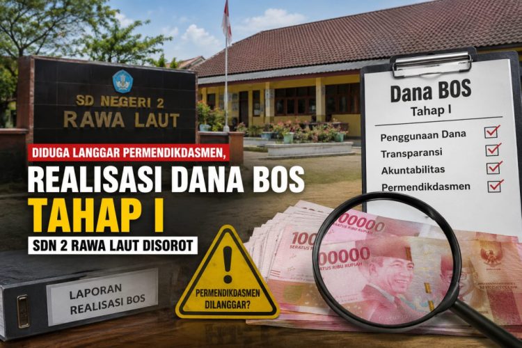 Diduga Langgar Permendikdasmen, Alokasi Honor Non-ASN SDN 2 Rawa Laut Capai 33,7 Persen Dana BOS