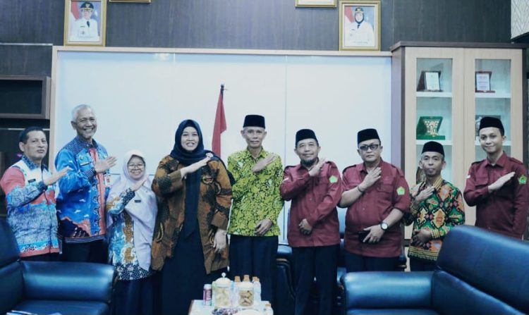 Wabup Pringsewu Terima Audiensi DMI, Bahas Sinergi Dukung Program Pembangunan