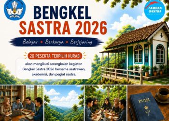 Ingin Jadi Penulis? Lamban Sastra Isbedy Gelar Bengkel Sastra Gratis Selama Empat Hari