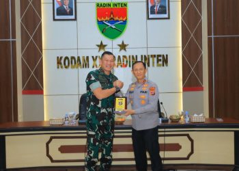 Kapolda Lampung Temui Pangdam XXI/Radin Inten, Sepakat Perkuat Keamanan dan Dukung Program Pemerintah