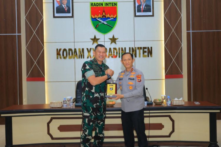 Kapolda Lampung Temui Pangdam XXI/Radin Inten, Sepakat Perkuat Keamanan dan Dukung Program Pemerintah