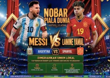 Pemkab Lampung Selatan Ajak Warga Nobar Final Piala Dunia, UMKM Lokal Ikut Kebagian Berkah