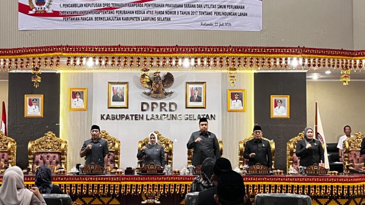 Dua Regulasi Strategis Dibahas DPRD Lampung Selatan, Mulai PSU Perumahan hingga Perlindungan Lahan Pertanian