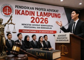 Pendaftaran PPA IKADIN Lampung Dibuka, Penta Peturun Dorong Lahirnya Advokat Bermartabat