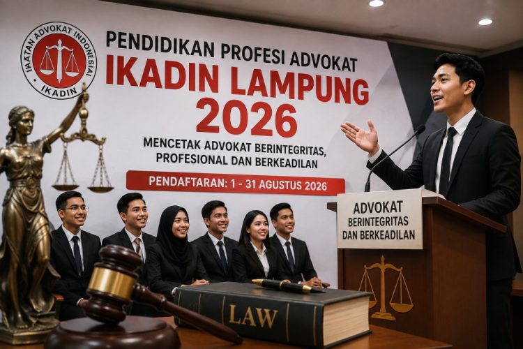 Pendaftaran PPA IKADIN Lampung Dibuka, Penta Peturun Dorong Lahirnya Advokat Bermartabat