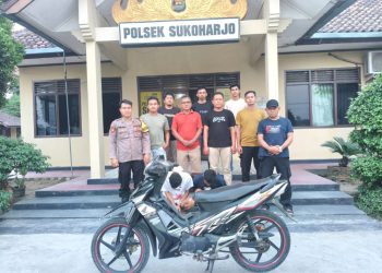 Beraksi di Area Persawahan, Dua Pelaku Curanmor Dibekuk Kurang dari 24 Jam oleh Polsek Sukoharjo