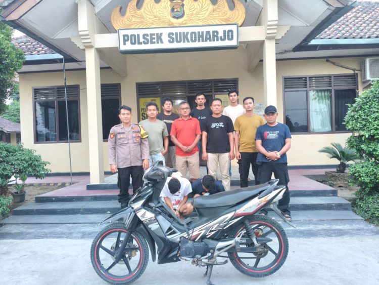 Beraksi di Area Persawahan, Dua Pelaku Curanmor Dibekuk Kurang dari 24 Jam oleh Polsek Sukoharjo
