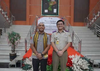 Oki Maradha Pratama Hadiri Pisah Sambut Kapolres Pringsewu, Ini Pesannya