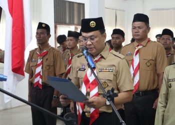 BNNK dan Pramuka Lampung Selatan Perkuat Sinergi Perangi Penyalahgunaan Narkoba