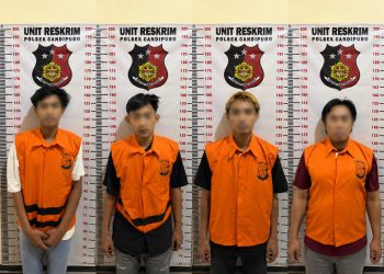Polisi Bongkar Jaringan Curanmor Lampung Selatan, Empat Pelaku Ditangkap dan Delapan TKP Terungkap