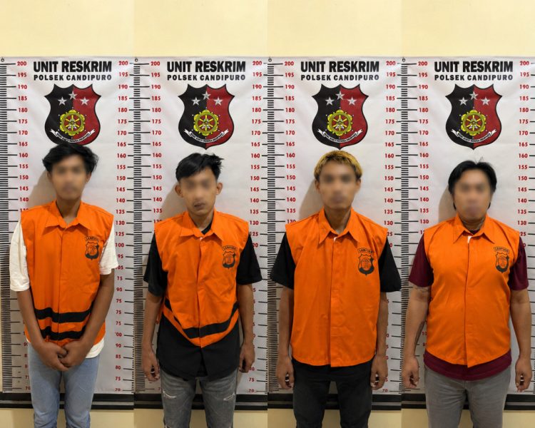 Polisi Bongkar Jaringan Curanmor Lampung Selatan, Empat Pelaku Ditangkap dan Delapan TKP Terungkap