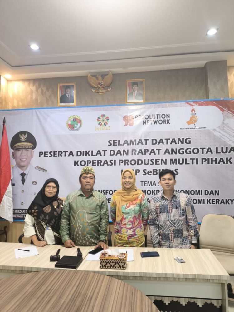 RAT KMP SeBINus Tetapkan Pengurus Baru, Fokus Perkuat Koperasi dan UMKM Lampung
