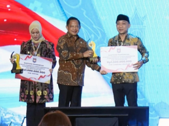 Lampung Selatan Sabet Penghargaan dari Kemendagri, Program HELAU Jadi Sorotan