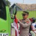 Polres Lampung Selatan Bagikan Ratusan Bendera, Ajak Warga Semarakkan HUT Kemerdekaan