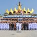 Semarak HUT ke-81 RI dari Gerbang Sumatra, Menara Siger Dipenuhi Nuansa Merah Putih