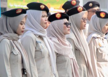 Apel rutin, Kantor Pertanahan Tanggamus sambut pegawai baru hasil mutasi