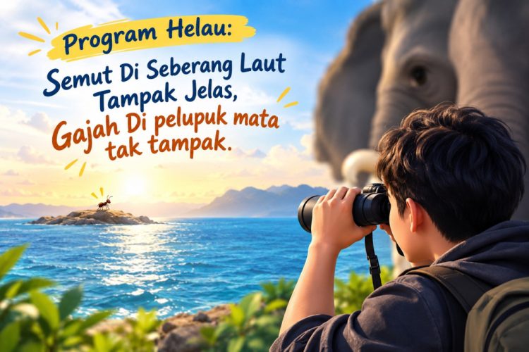 Program Helau: Semut di Seberang Laut Tampak Jelas, Gajah di Pelupuk Mata Tak Tampak