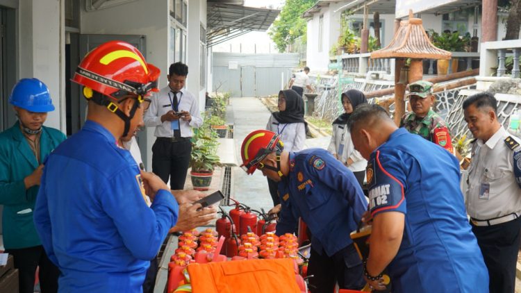 Lapas Kalianda dan Damkar Lampung Selatan Perkuat Mitigasi Kebakaran
