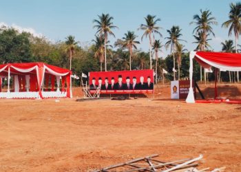 H-2 Diklat Laskar Gerindra, Persiapan di Pringsewu Makin Gaspol