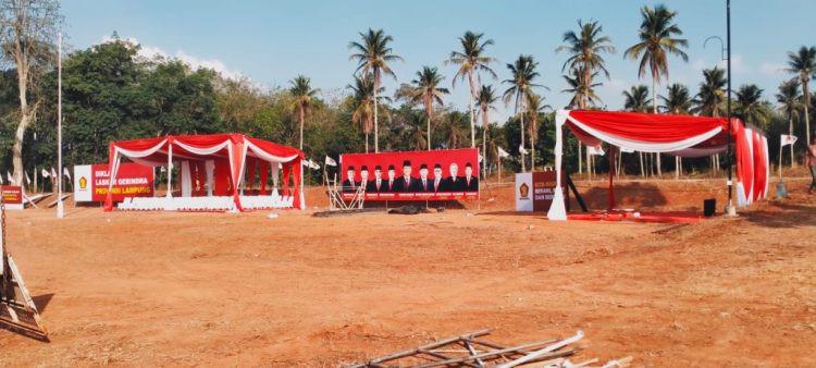 H-2 Diklat Laskar Gerindra, Persiapan di Pringsewu Makin Gaspol