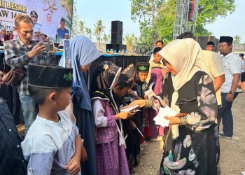 Penuh Khidmat, Maulid Nabi di Kediaman Erma Yusneli Diwarnai Santunan 2.500 Anak Yatim