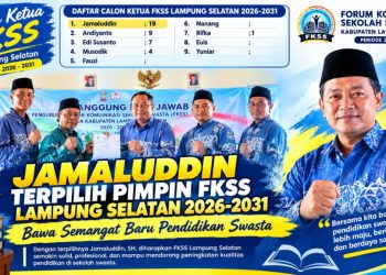 Jamaluddin Resmi Nahkodai FKSS Lampung Selatan, Siap Tingkatkan Kompetensi Kepala Sekolah