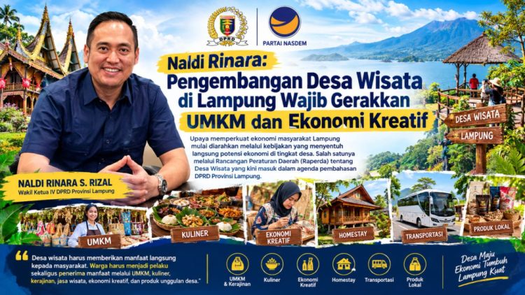 Desa Wisata Bukan Sekadar Destinasi, DPRD Lampung Perjuangkan Ekonomi Warga Desa