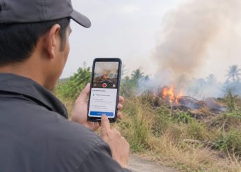 Siger Lampung Presisi Jadi Kanal Laporan Titik Api dan Karhutla di Lampung Selatan