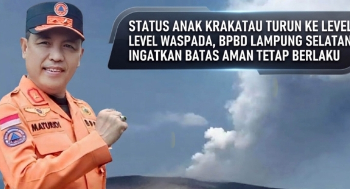 Status Gunung Anak Krakatau Turun ke Waspada, Radius Aman Disesuaikan Jadi 2 Kilometer