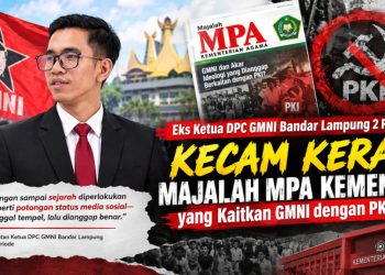 Narasi GMNI dan PKI Disorot, Eks Ketua GMNI Bandar Lampung Minta Kemenag Transparan