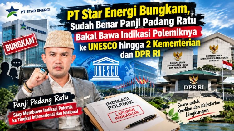 PT Star Energy Belum Beri Klarifikasi, Panji Padang Ratu Siapkan Aduan ke UNESCO