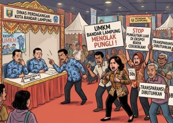 APBD Rp1,3 Miliar Bandar Lampung Expo 2026 Disorot, UMKM Keluhkan Sewa Tenda