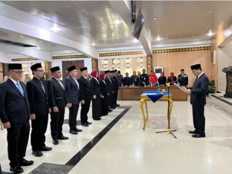 10 Pejabat Eselon II Lampung Utara Resmi Dilantik, Siapa Saja?