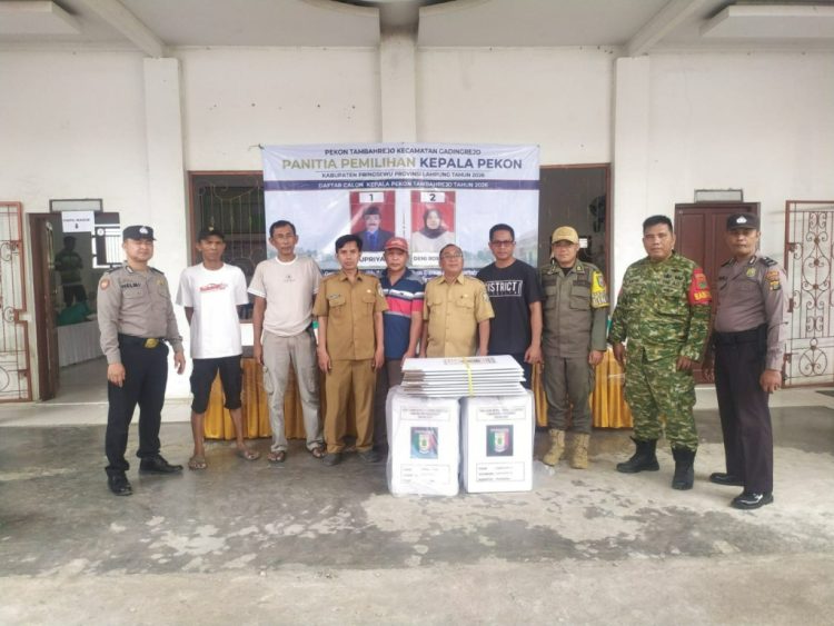 Polres Pringsewu Turun Kawal Logistik Pilkakon, Keamanan Pemungutan Suara Jadi Prioritas