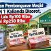 Dana Pembangunan Masjid MTsN 1 Kalianda Jadi Sorotan, Satgas Saber Pungli Diminta Mengawasi