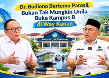 Dr. Budiono Bertemu Parosil Mabsus, Peluang Kampus B Unila di Lampung Barat Mengemuka