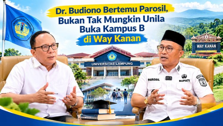 Dr. Budiono Bertemu Parosil Mabsus, Peluang Kampus B Unila di Lampung Barat Mengemuka