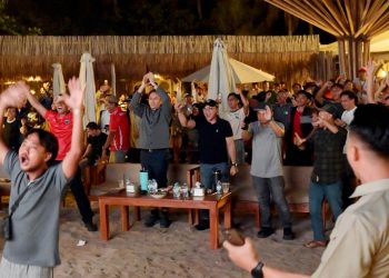 Timnas Indonesia Juara FIFA ASEAN Cup 2026, Bupati Egi Nobar Bersama Ratusan Warga