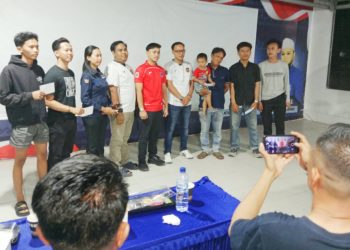 DPD PAN dan BM PAN Lampung Selatan Gelar Nobar, Euforia Juara Timnas Pecah
