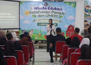 Belajar Lebih Dekat, Siswa SDN 1 Sukaratu Kenali UMKM dan Ketahanan Pangan di Lapas Kalianda