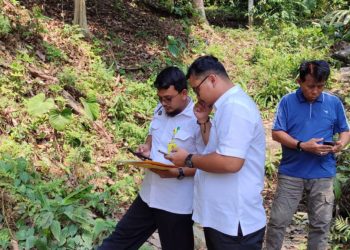 Perkuat Kepastian Pelayanan, Kantah Tanggamus Verifikasi Kondisi Fisik Bidang Tanah