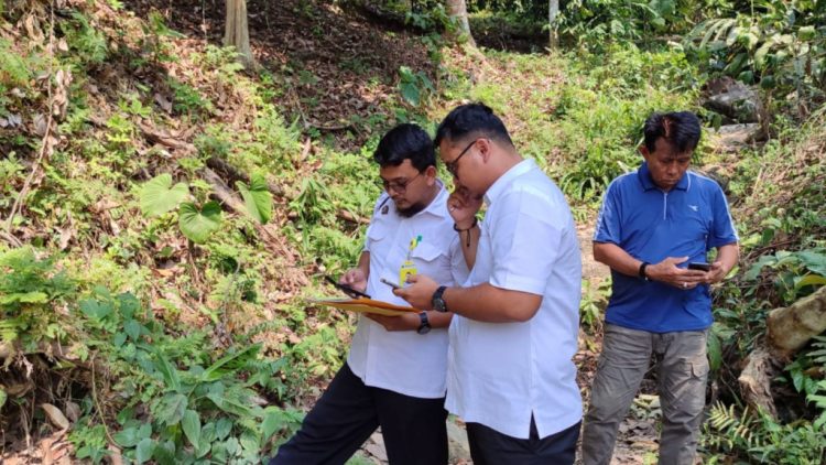 Perkuat Kepastian Pelayanan, Kantah Tanggamus Verifikasi Kondisi Fisik Bidang Tanah